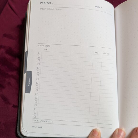 Hatch Notebook for Makers & Entrepreneurs - Planning Journal - NWOT - Picture 13 of 15